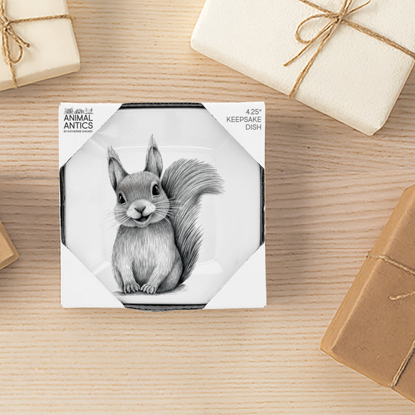 Pavilion Gift Company Squirrel 4.25" Keepsake Dish