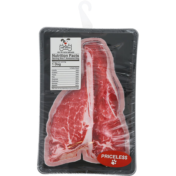 pavilion gift company Steak 7" Canvas Dog