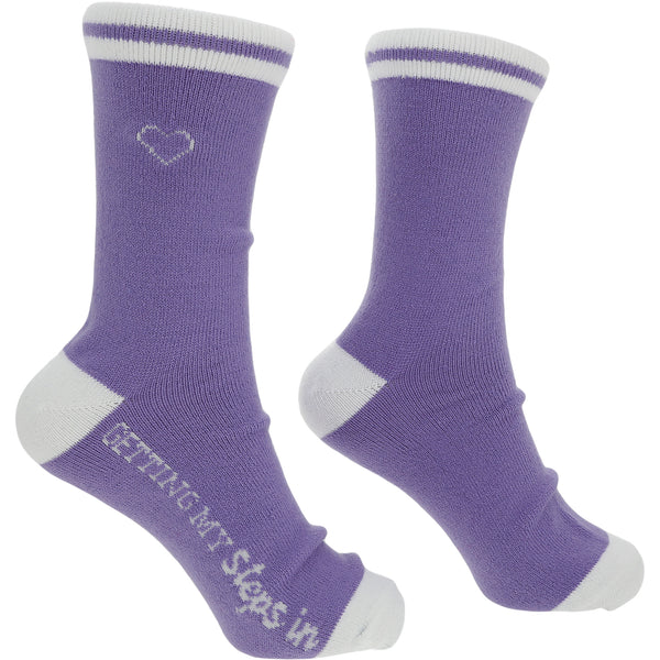 pavilion gift company Steps Ladies Crew Socks