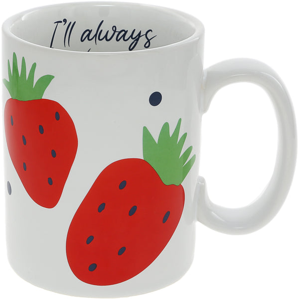 pavilion gift company Strawberries 18 oz Mug