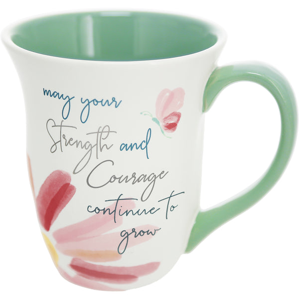 pavilion gift company Strength & Courage 16 oz Cup
