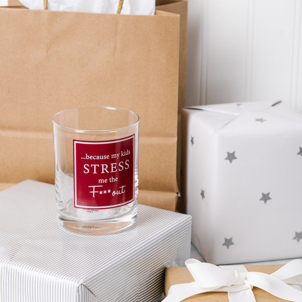 Pavilion Gift Company Stress 11 Oz Rocks Glass