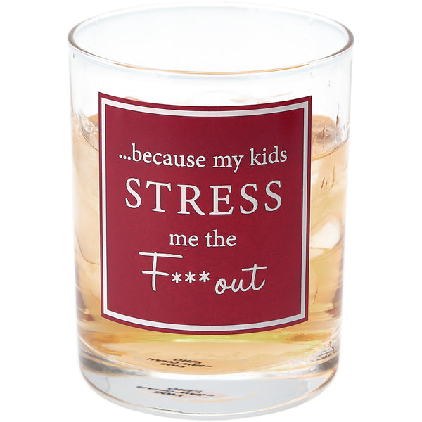 pavilion gift company Stress 11 oz Rocks Glass