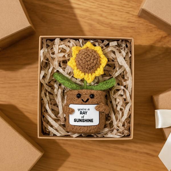 Pavilion Gift Company Sunflower Crocheted Mini