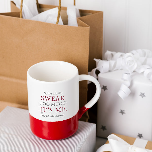 Pavilion Gift Company Swear Too Much 18 Oz Mug