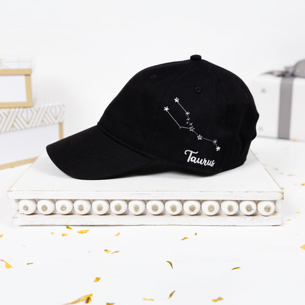 Pavilion Gift Company Taurus Black Adjustable Hat