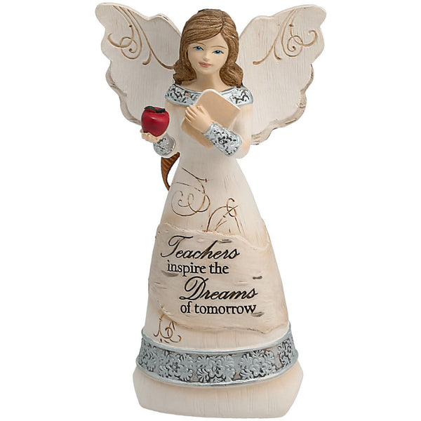 pavilion gift company Teacher 4.5" Angel Ornament