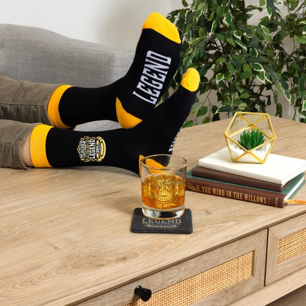 Pavilion Gift Company Teacher Bamboo Crew Socks