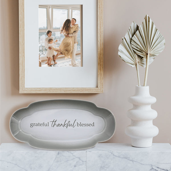 Pavilion Gift Company Thankful 12" Trays