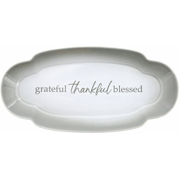 pavilion gift company Thankful 12" Trays