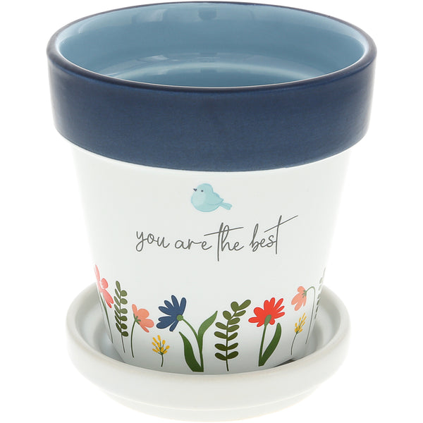pavilion gift company The Best 4" Planter with Tray