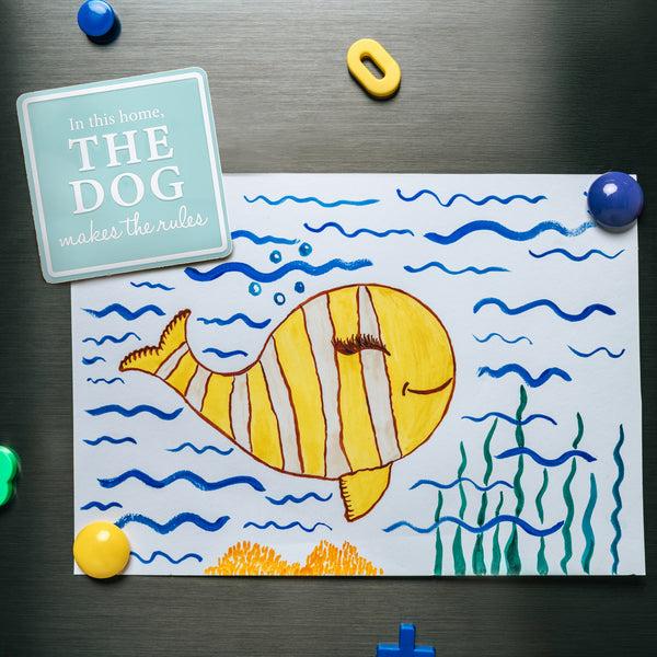 Pavilion Gift Company The Dog 3.5" Tin Magnet