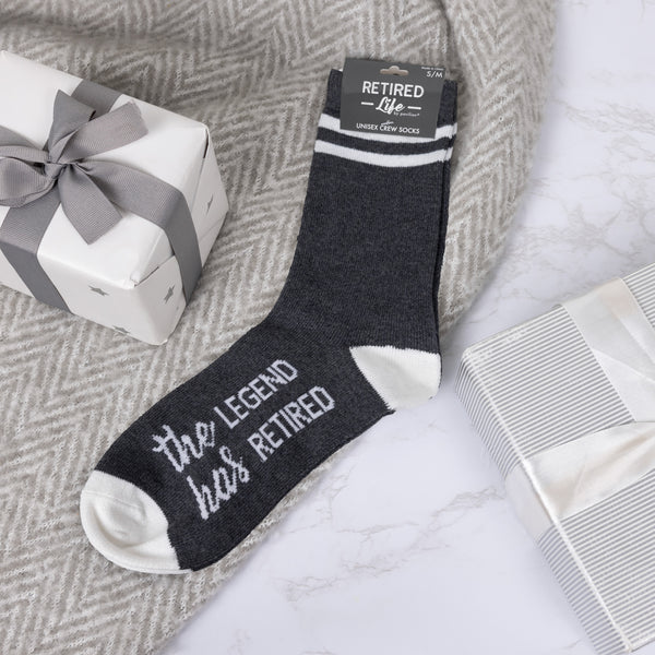Pavilion Gift Company The Legend S/M Crew Socks