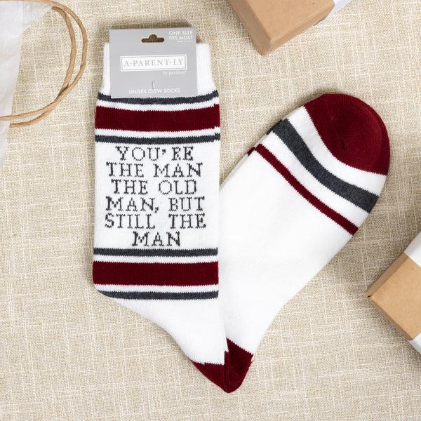 Pavilion Gift Company The Man M/L Unisex Crew Sock