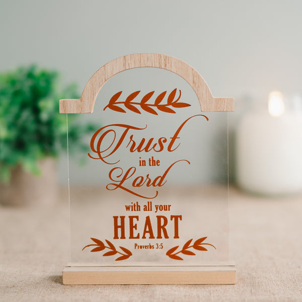 Pavilion Gift Company Trust 8" Self-Standing Plaque