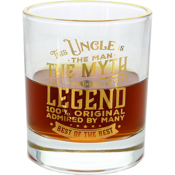 pavilion gift company Uncle 8 oz Rocks Glass