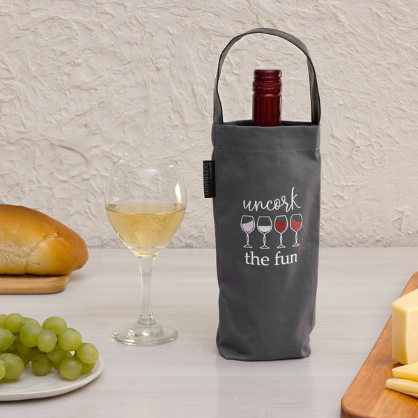 Pavilion Gift Company Uncork Wine Bottle Gift Bag