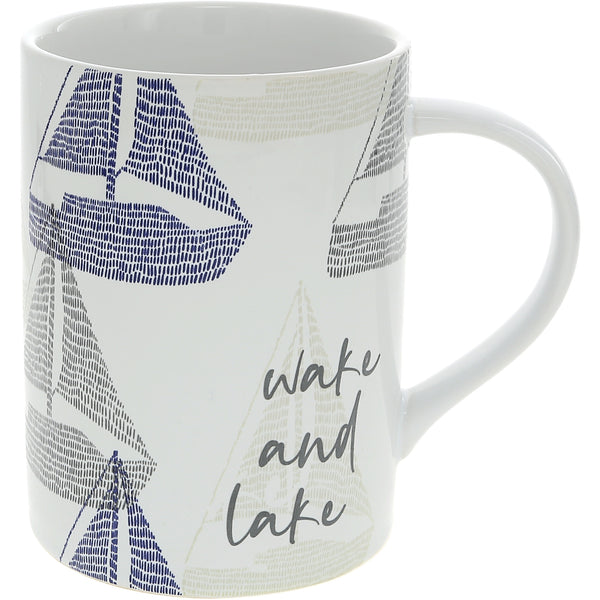 pavilion gift company Wake and Lake 18 oz Mug