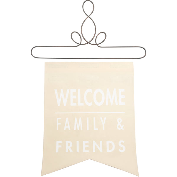 Pavilion Gift Company Welcome 14" X 16" Banner