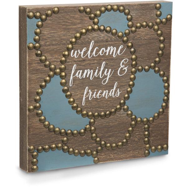 pavilion gift company Welcome 8" Plaque