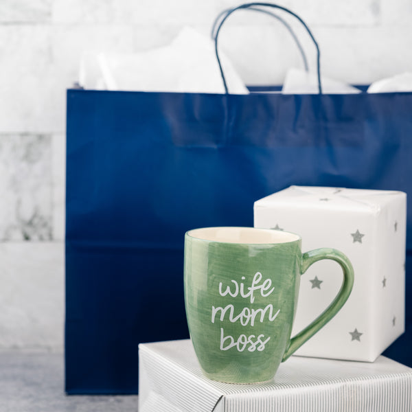 Pavilion Gift Company Wife Mom Boss 20 Oz Cup