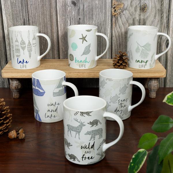 Pavilion Gift Company Wild And Free 18 Oz Mug