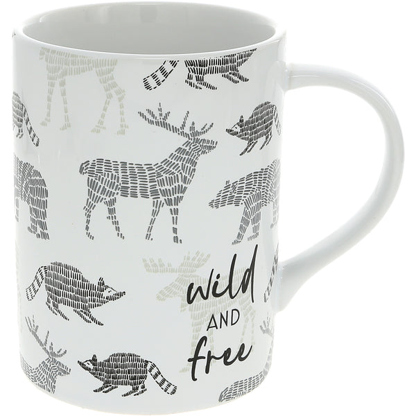 pavilion gift company Wild and Free 18 oz Mug