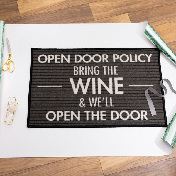 Pavilion Gift Company Wine 27.5" X 17.75" Floor Mat