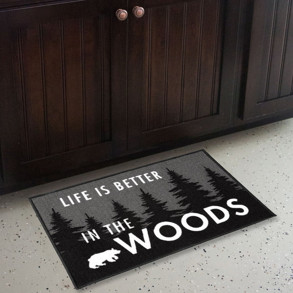 Pavilion Gift Company Woods 27.5" X 17.75" Floor Mat