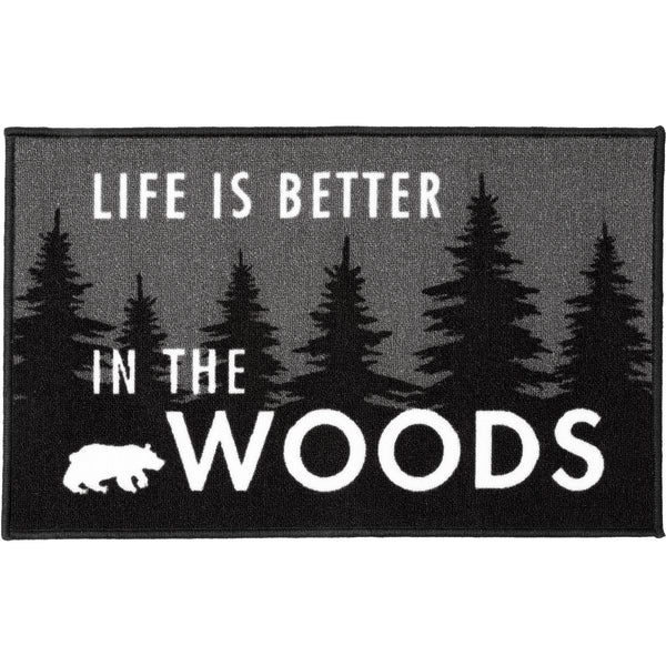 pavilion gift company Woods 27.5" x 17.75" Floor Mat