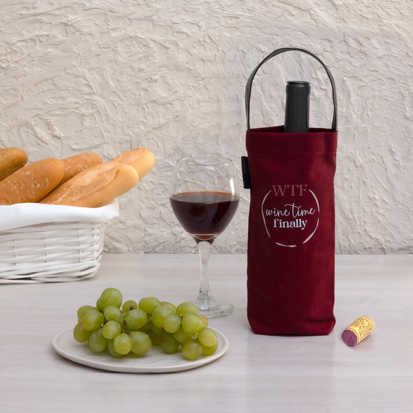 Pavilion Gift Company WTF Wine Bottle Gift Bag