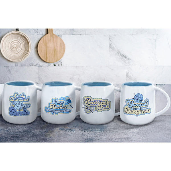 Pavilion Gift Company Yarn & Books 22 Oz Mug