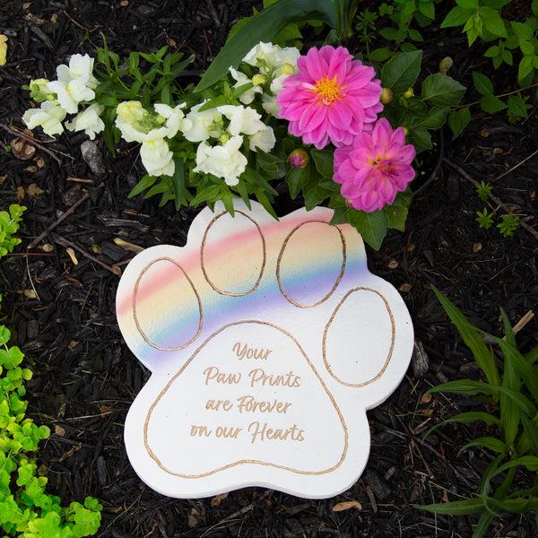 Pavilion Gift Company Pawprints 11" Pawprint Garden Stone