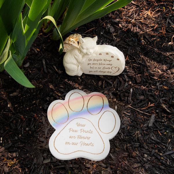 Pavilion Gift Company Pawprints 11" Pawprint Garden Stone