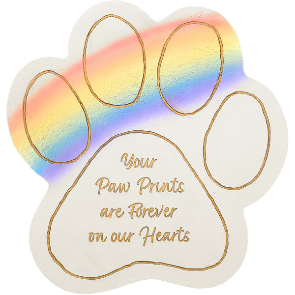 pavilion gift company Pawprints 11" Pawprint Garden Stone