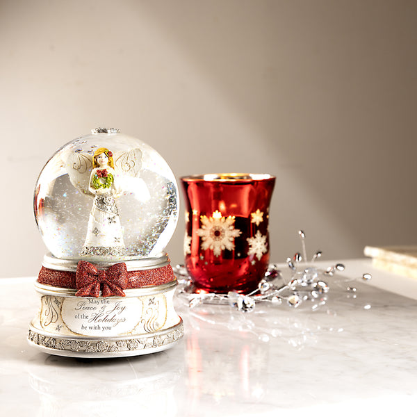 Pavilion Gift Company Peace & Joy 100mm Musical Water Globe