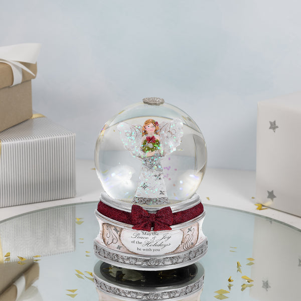 Pavilion Gift Company Peace & Joy 100mm Musical Water Globe