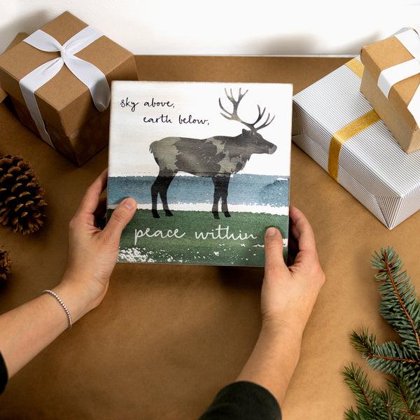 Pavilion Gift Company Peace Within 8" X 8" MDF Plaque