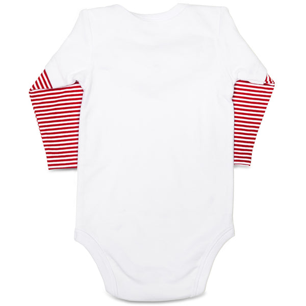 Pavilion Gift Company Peppermint Long Sleeve Onesie (3-6 Months)