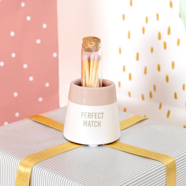 Pavilion Gift Company Perfect Match 2.25" Match Holder And Matches