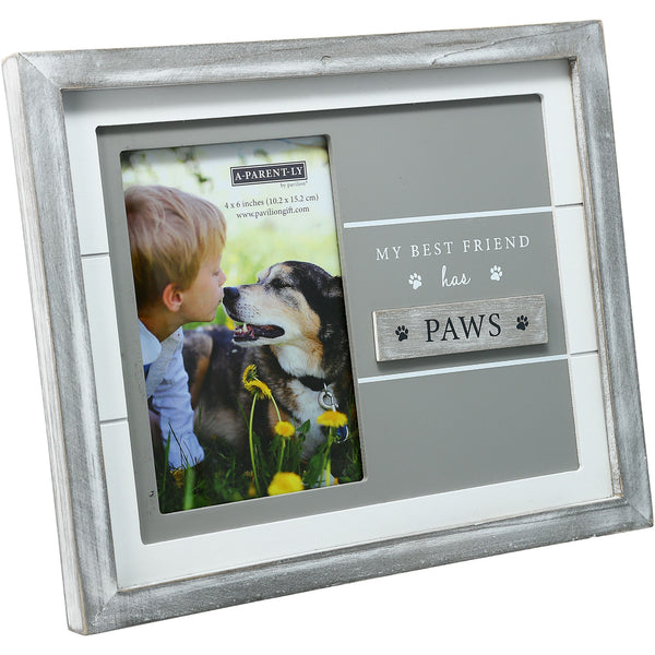 pavilion gift company Pet 9.75" x 8.25" Frame (Holds 4" x 6" Photo)