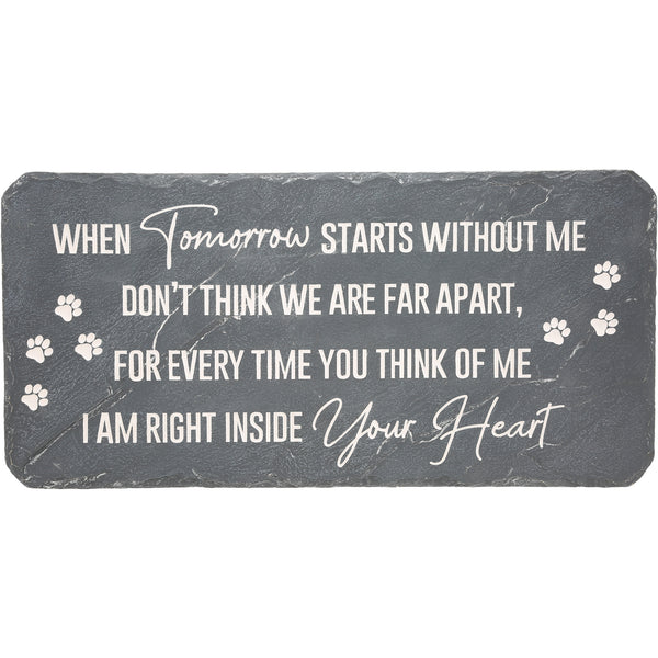 pavilion gift company Pet Memorial 16" x 7.75" Garden Stone