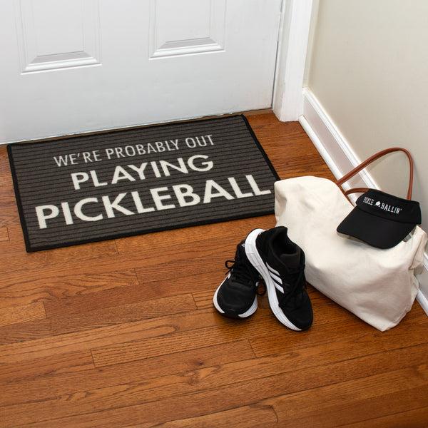 Pavilion Gift Company Pickleball 27.5" X 17.75" Floor Mat