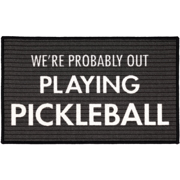 pavilion gift company Pickleball 27.5" x 17.75" Floor Mat