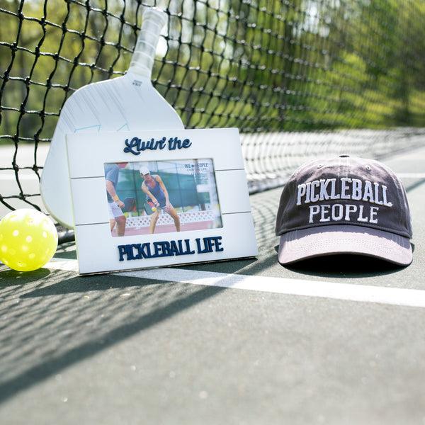 Pavilion Gift Company Pickleball Life 8.5" X 6.5" MDF Frame (Holds 6" X 4" Photo)