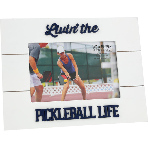 pavilion gift company Pickleball Life 8.5" x 6.5" MDF Frame (Holds 6" x 4" Photo)