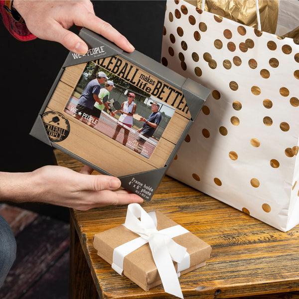 Pavilion Gift Company Pickleball People 6.75" X 7.5" Frame (Holds 4" X 6" Photo)