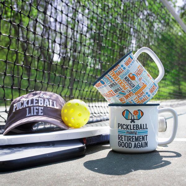 Pavilion Gift Company Pickleball Word Splash 18 Oz Mug