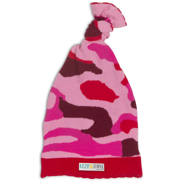 pavilion gift company Pink Camouflage One Size Fits All Baby Hat