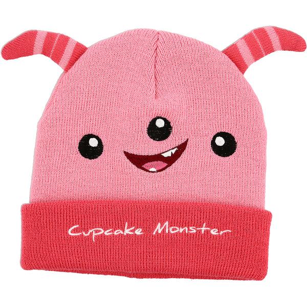 pavilion gift company Pink Cupcake Monster One Size Fits All Baby Hat